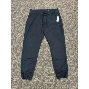 NEW Express‎ Men Pull On Elastic Waist Black Jogger Pants Size Large